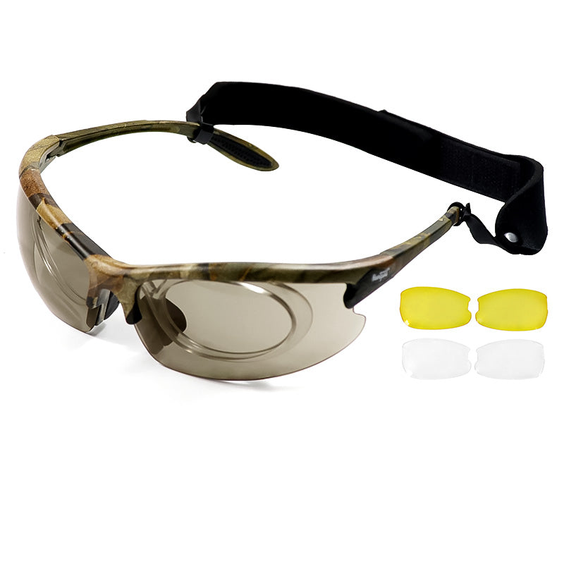 3 Lens Motorcycle Goggles with Interchangeable Lenses