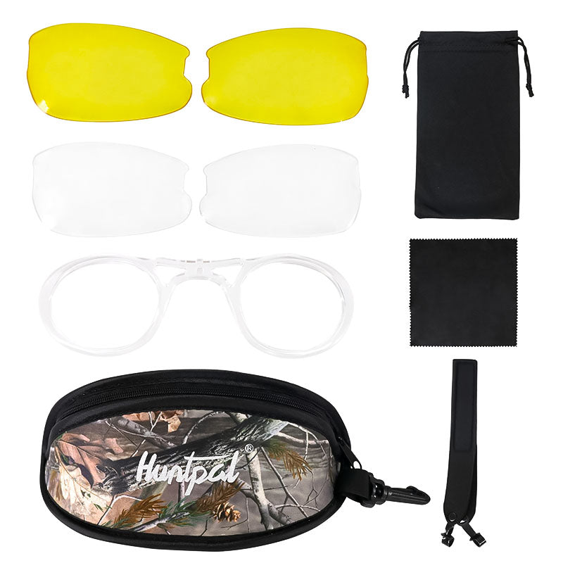3 Lens Motorcycle Goggles with Interchangeable Lenses