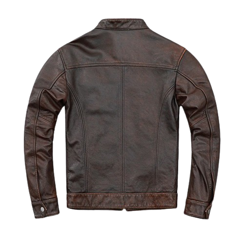 Mens Brown Leather Jacket
