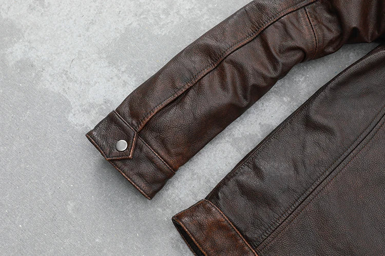 Mens Brown Leather Jacket