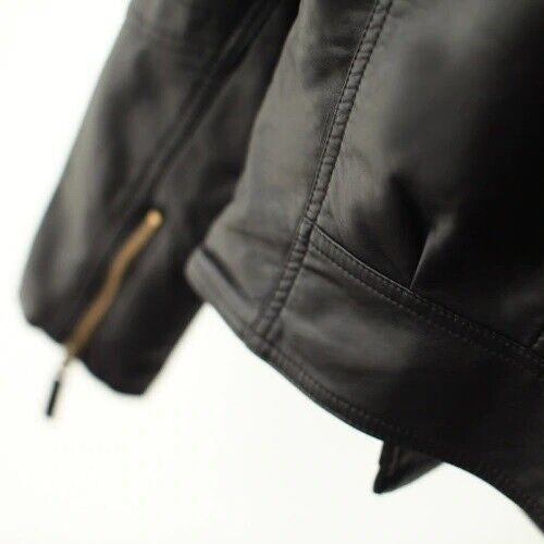 Womens Biker Jacket Regina Leather Moto Coat