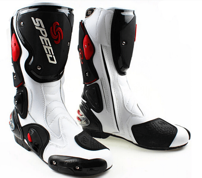 Speed Leather Motorcycle Boots