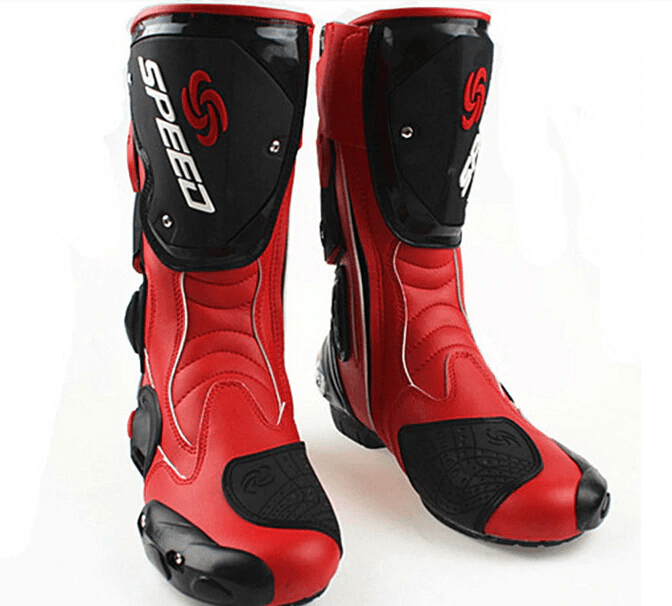 Speed Leather Motorcycle Boots