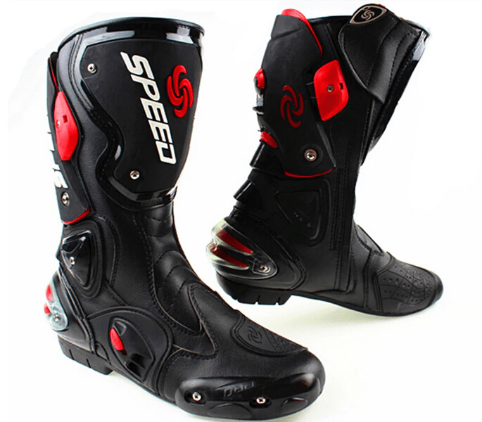 Speed Leather Motorcycle Boots