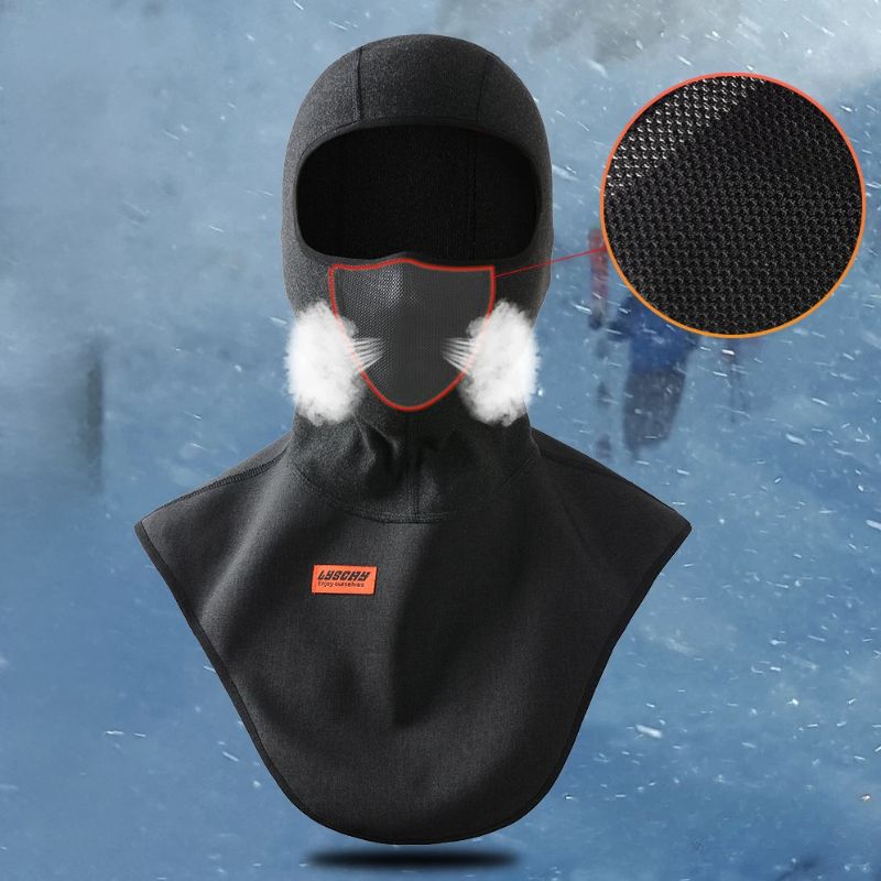 Motorcycle Balaclava with Polar Fleece Neck Warmer - Lyschy