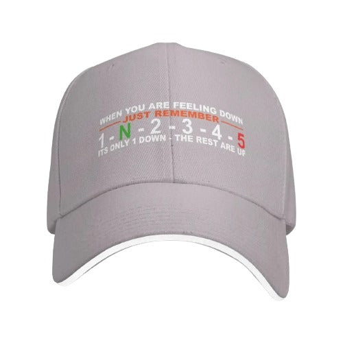 Motorcycle Gear Shift Cap Adjustable Hat for Bikers