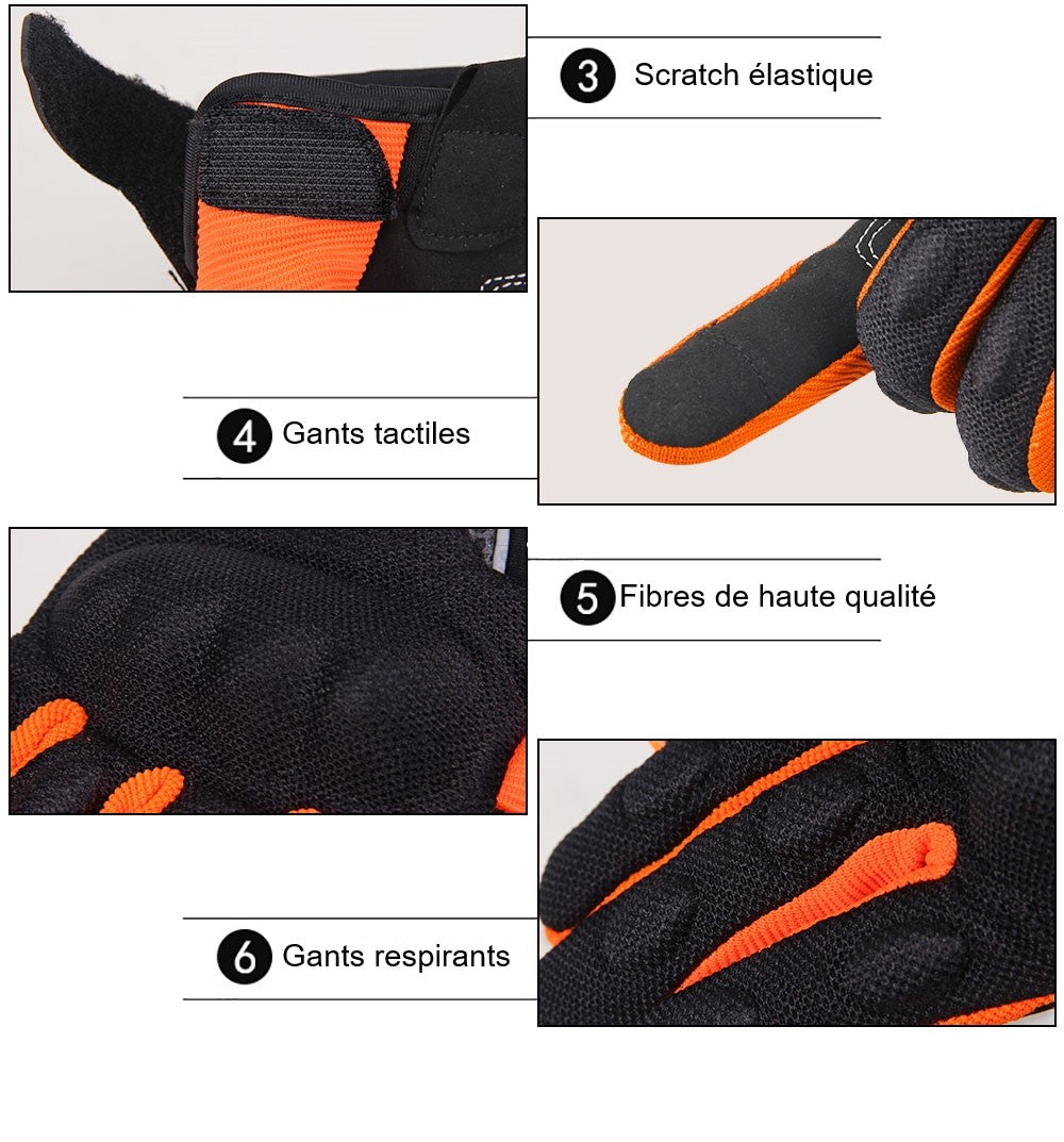 Naldo Motocross Riding Gloves