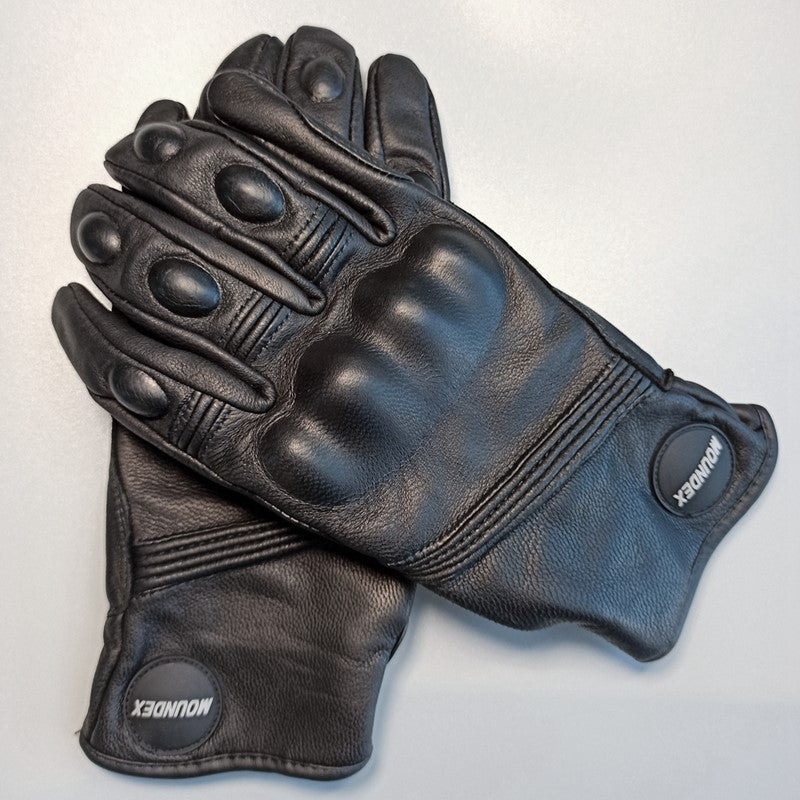 Marcos Leather Motorcycle Gloves Mens Riding Gloves Durable Protective Gear