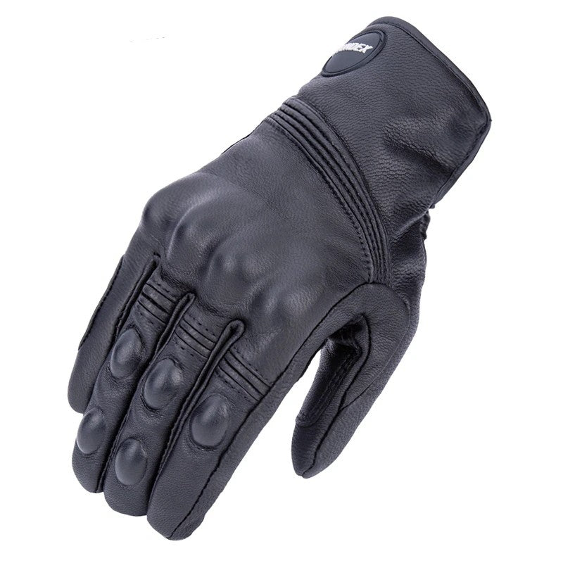 Marcos Leather Motorcycle Gloves Mens Riding Gloves Durable Protective Gear