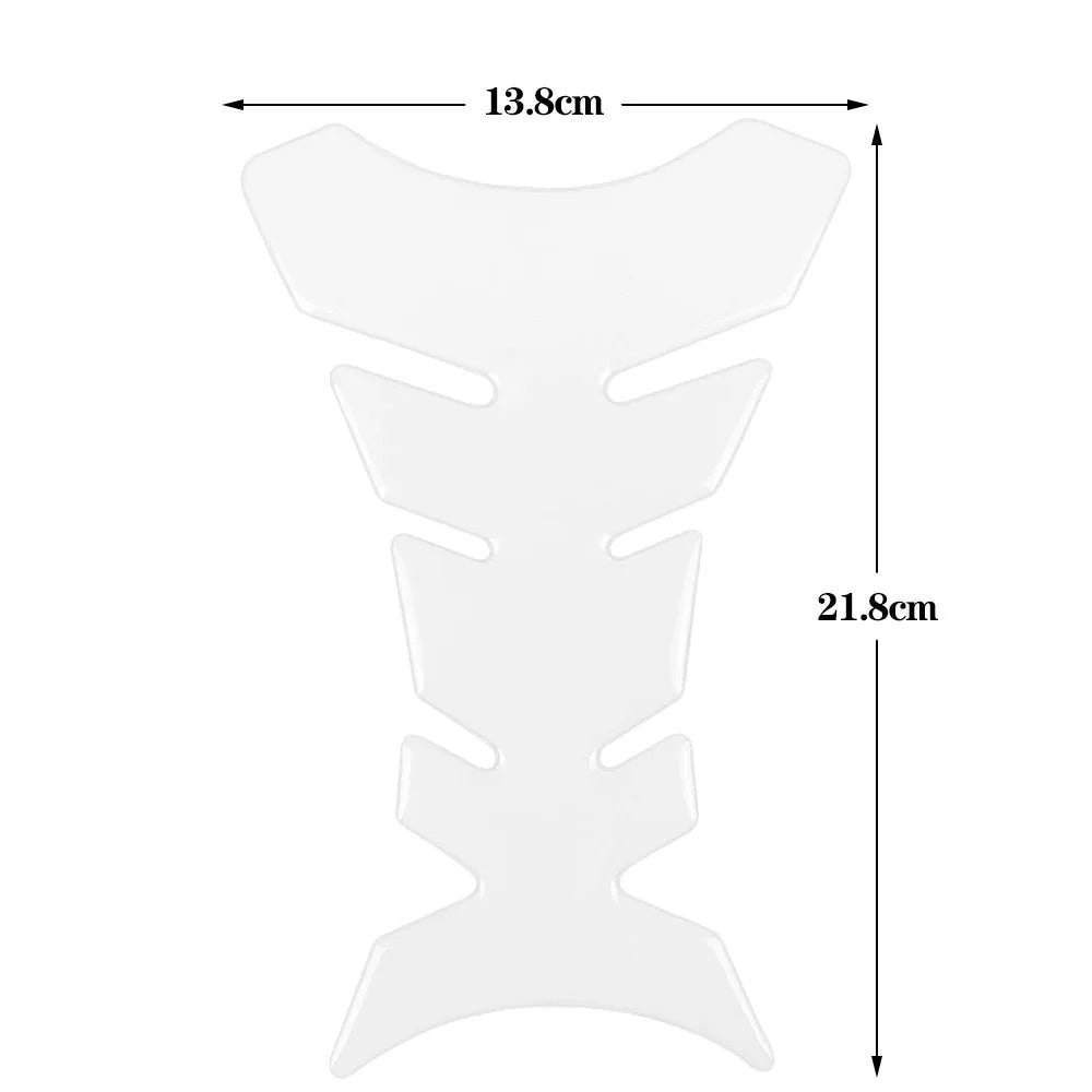 Transparent Motorcycle Fuel Tank Grip Pads