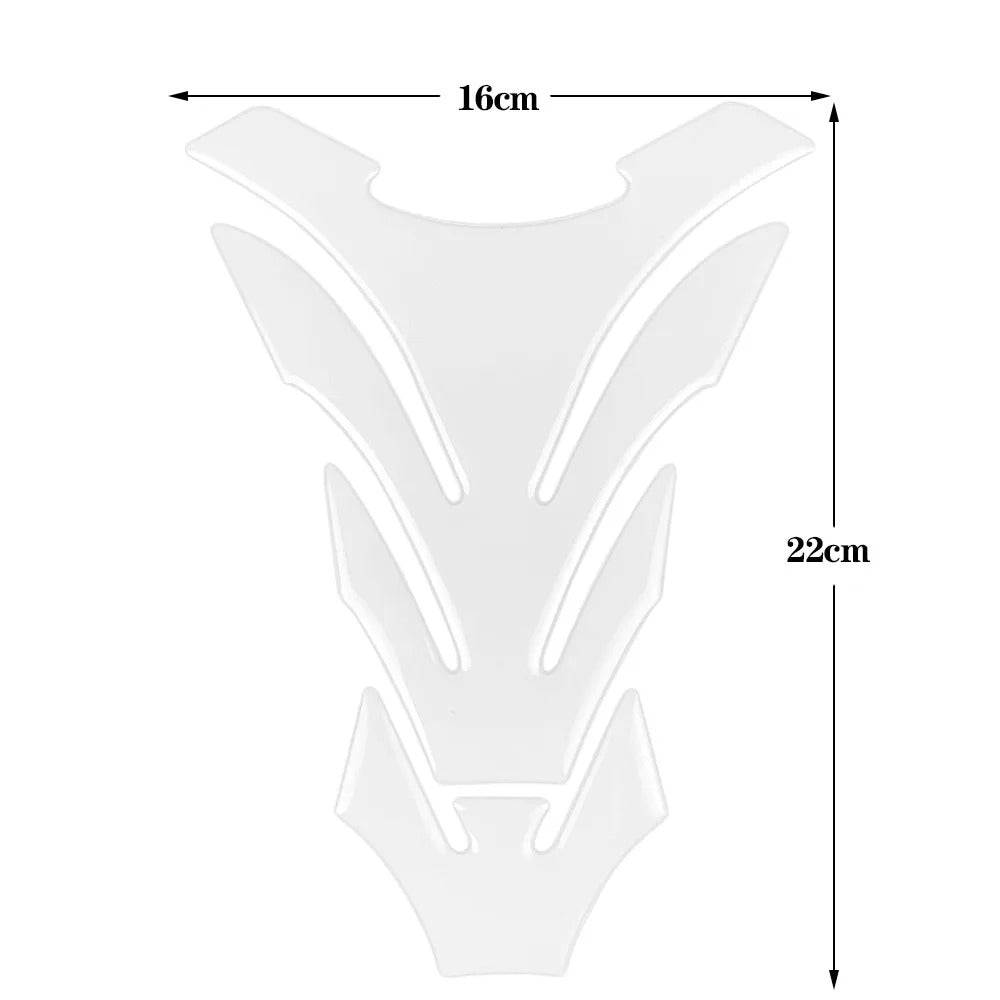 Transparent Motorcycle Fuel Tank Grip Pads