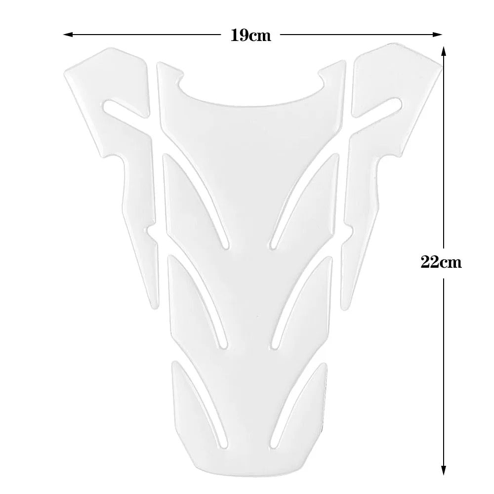 Transparent Motorcycle Fuel Tank Grip Pads
