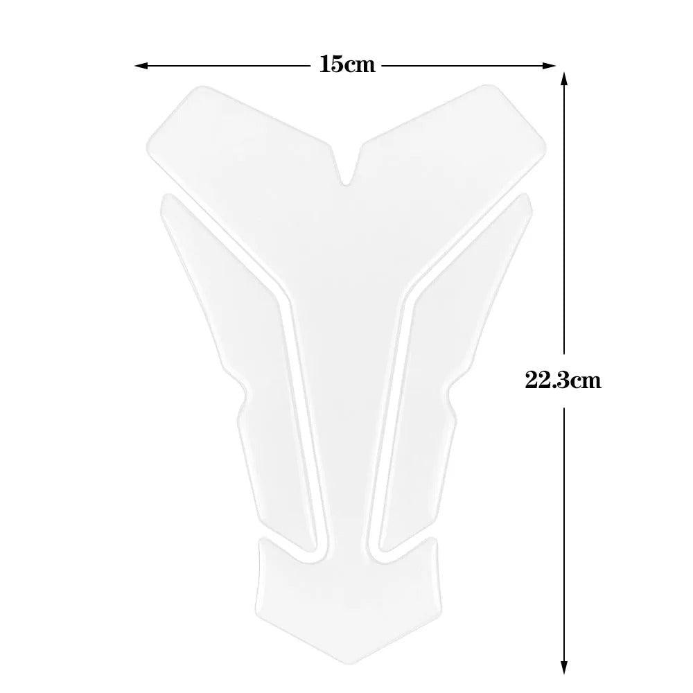 Transparent Motorcycle Fuel Tank Grip Pads