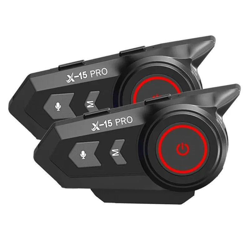 X-15 Pro Motorcycle Bluetooth Intercom Helmet Headset
