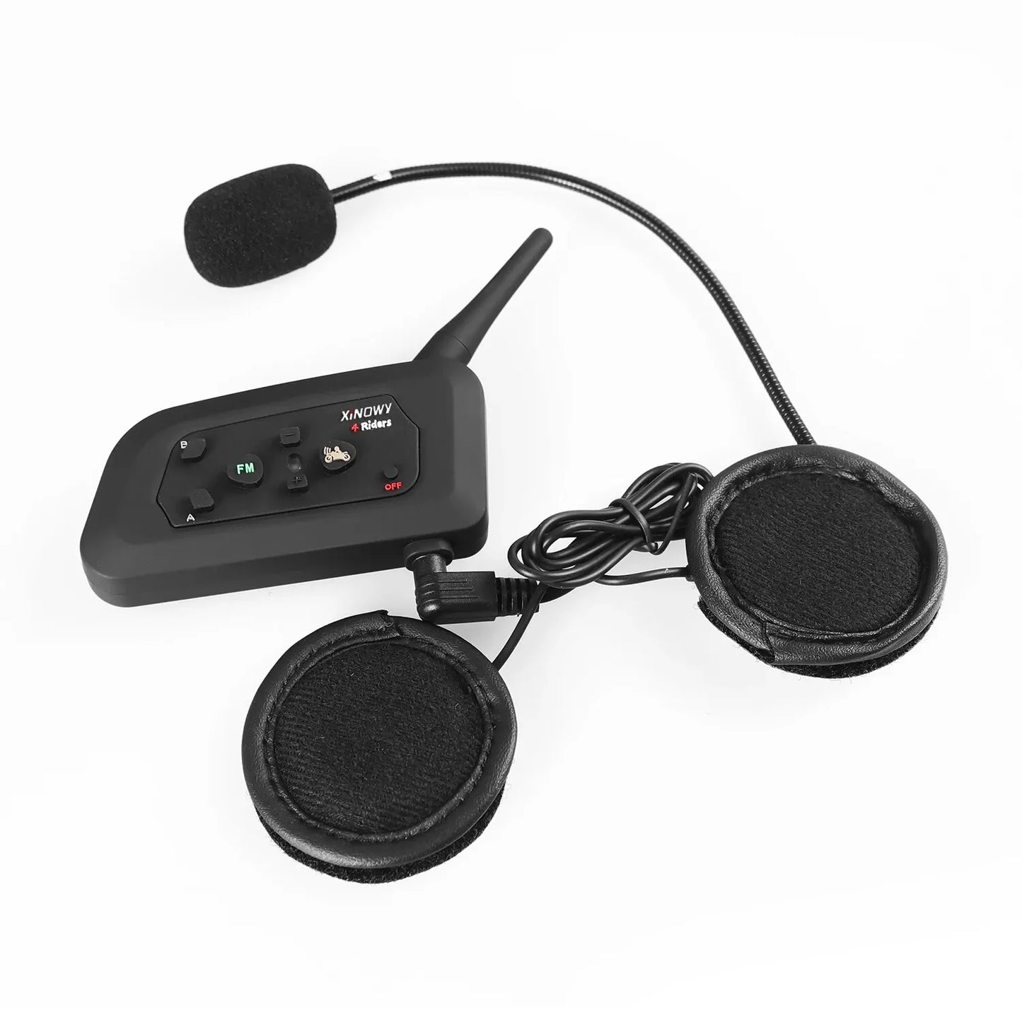 Moto Intercom V4 Pro Bluetooth Communication System for Motorcycles