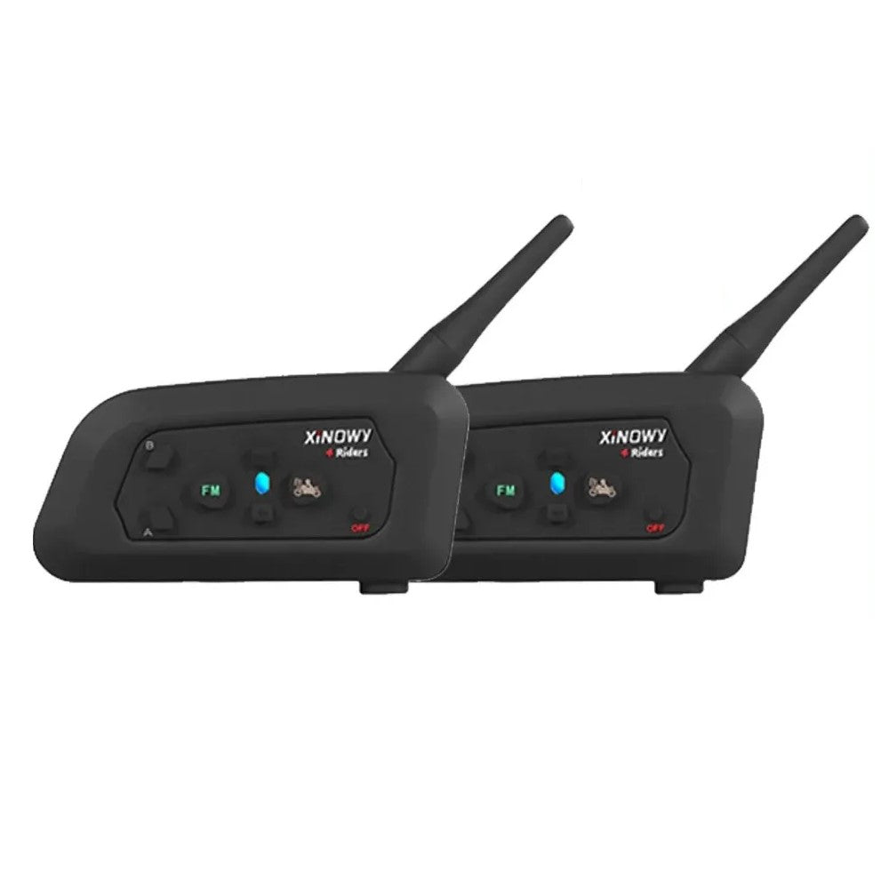 Moto Intercom V4 Pro Bluetooth Communication System for Motorcycles