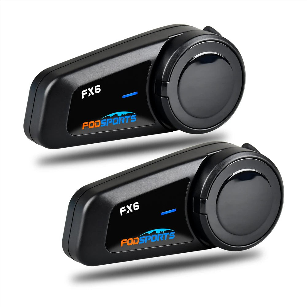 Motorcycle Intercom FX6 Bluetooth Communication System