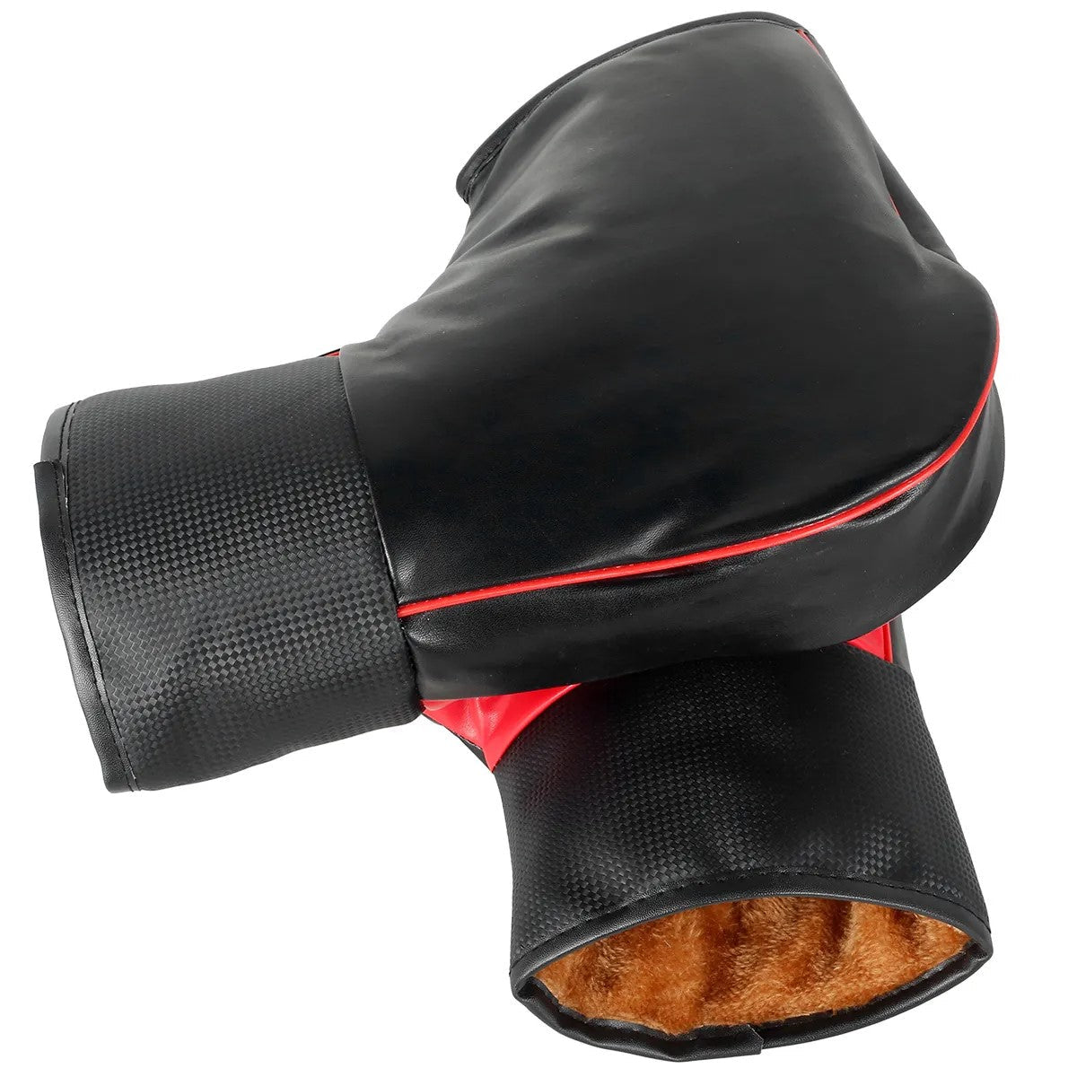 Winter Motorcycle Gloves PU Leather Cold Weather Riding Gloves