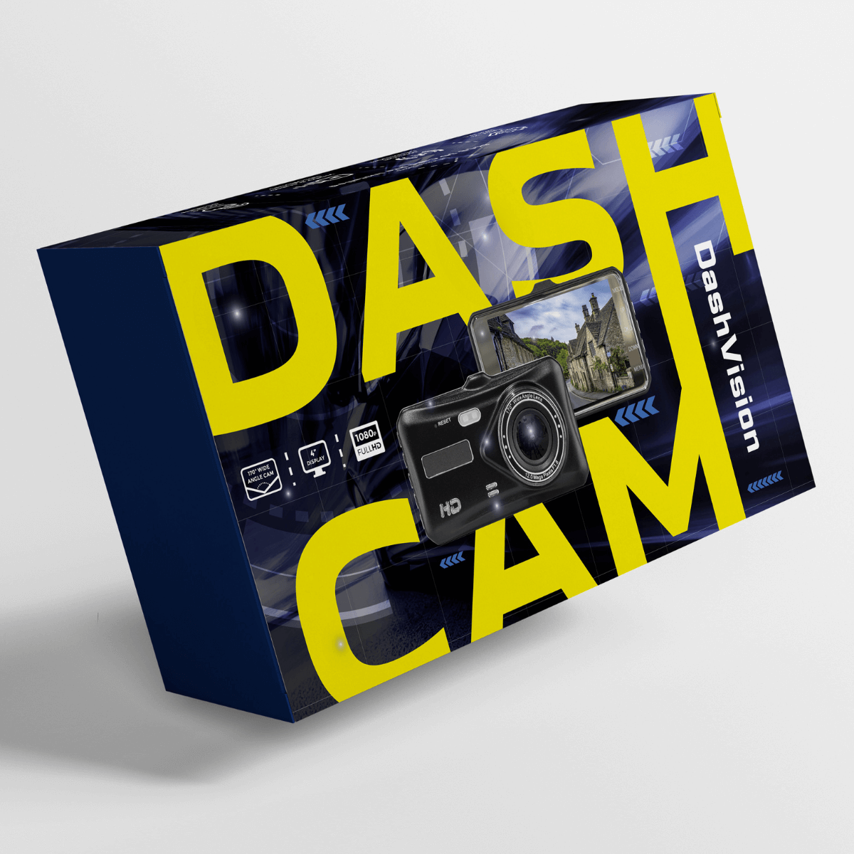 Pro Dash Cam Front and Rear with Free 64GB SD Card