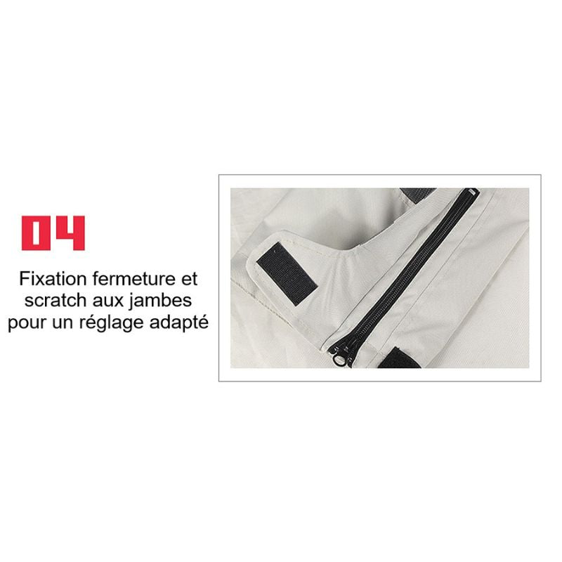 White Motorcycle Pants Summer Winter Riding Gear for Men and Women
