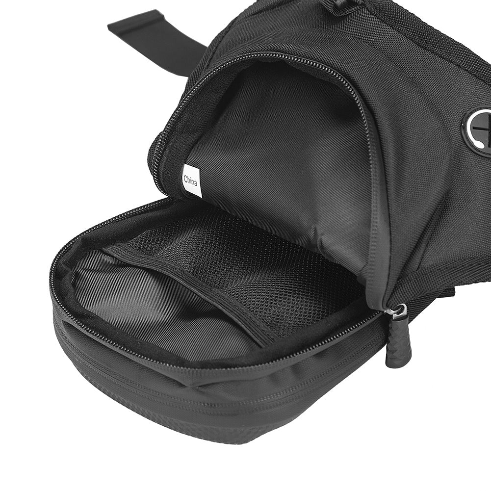 Motorcycle Leg Bag Fabric and Carbon Fiber Lightweight Sling Pouch