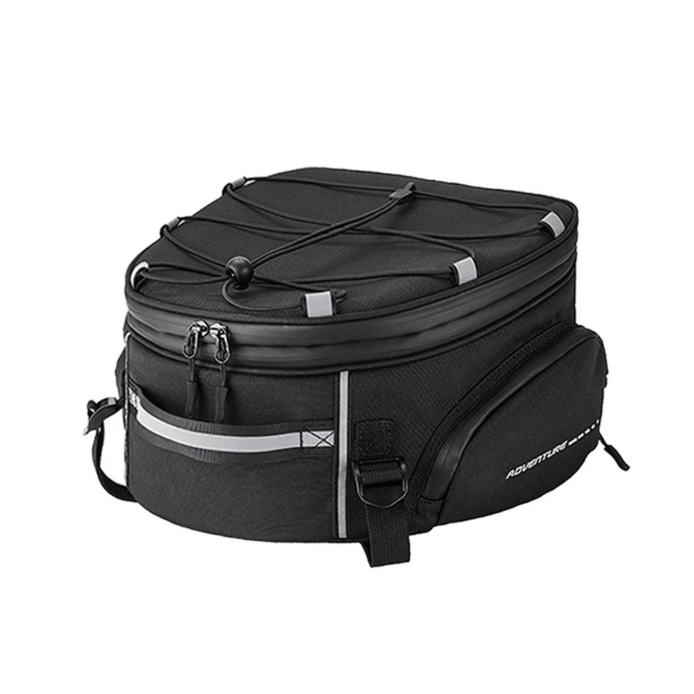 Motorcycle Rear Seat Bag Saddlebag Storage Pack