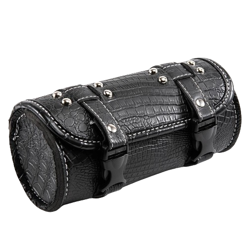 Motorcycle Fork Bags Crocodile Pattern Fork Pouch for Bikes