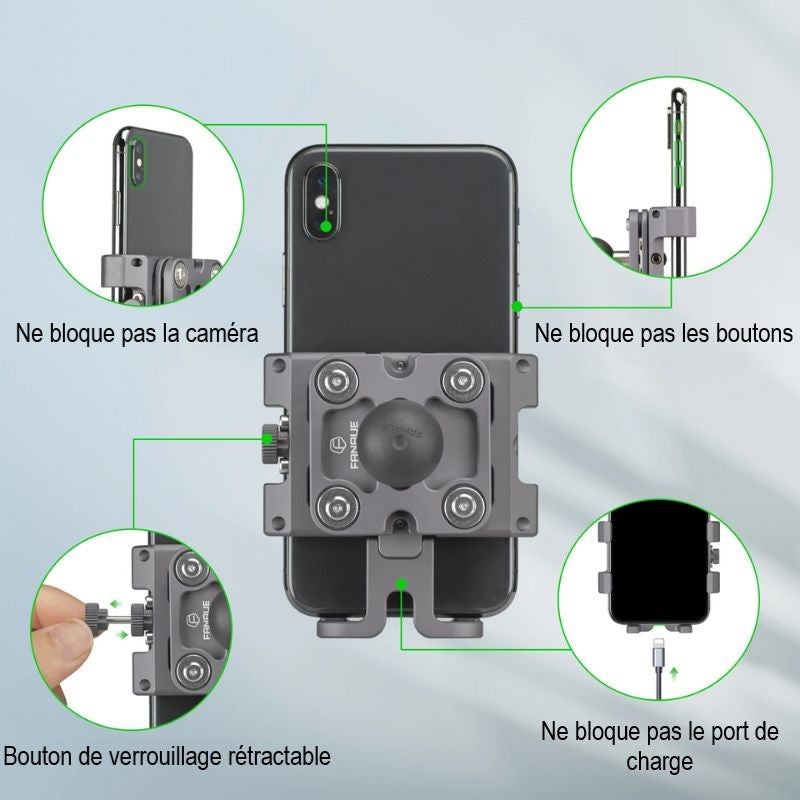 Motorcycle Phone Mount Holder by Fanaue