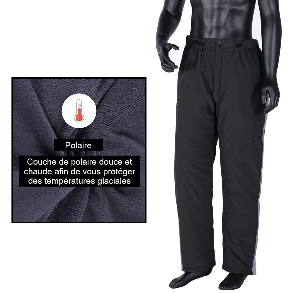 Winter Fleece Lined Motorcycle Overpants Thermal Riding Gear