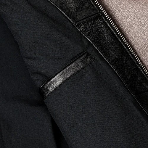 Slim Biker Leather Blazer Jacket for Men