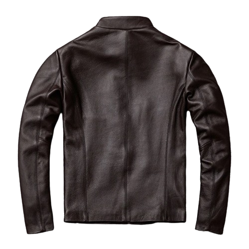 Mens Vintage Brown Leather Jacket