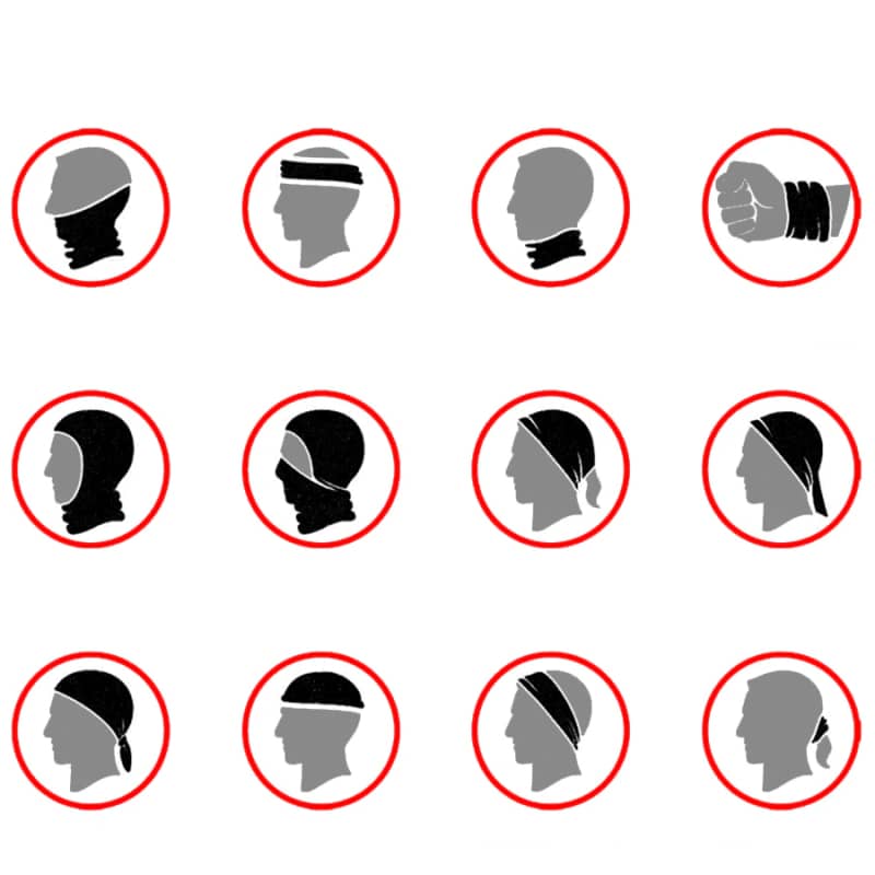 Motorcycle Neck Gaiter Windproof Face Mask for Riding