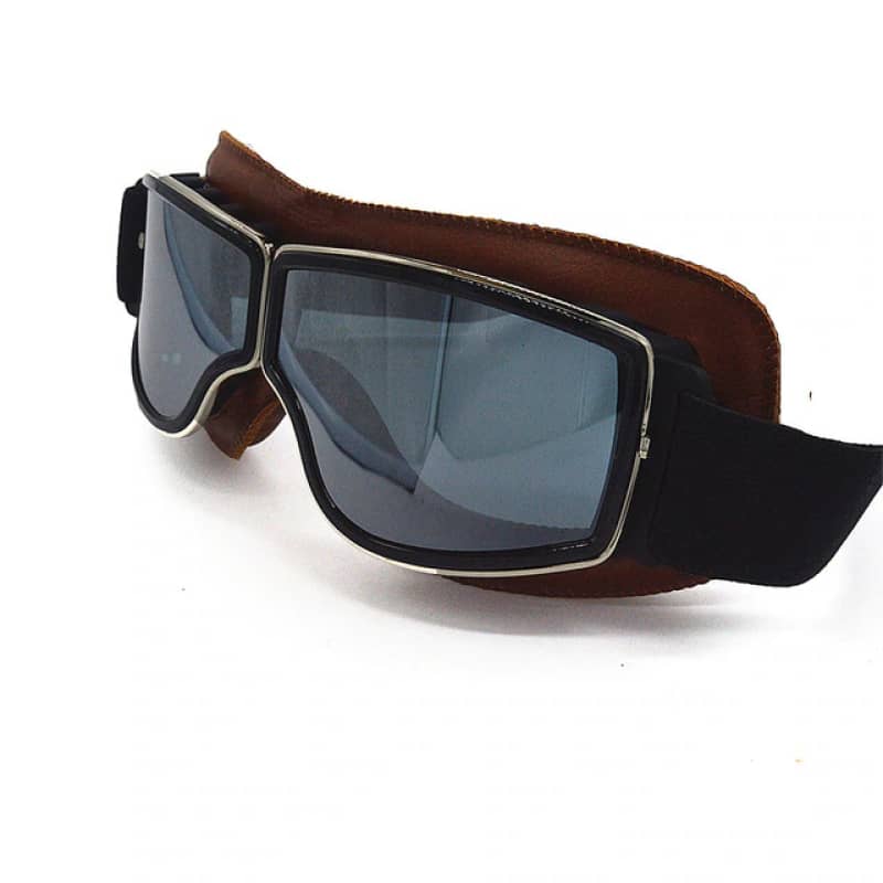 Aran Motorcycle Goggles Clear Lens Protective Riding Glasses