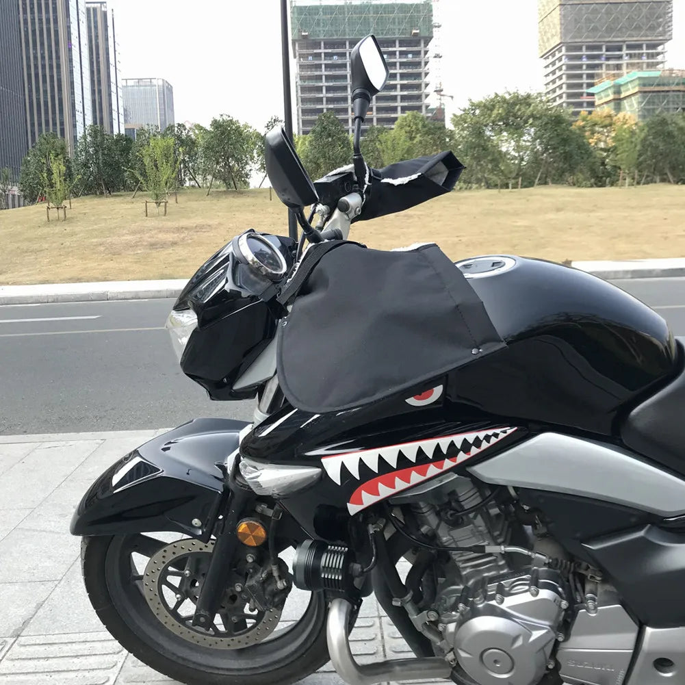 Waterproof Motorcycle and Scooter Handlebar Mittens