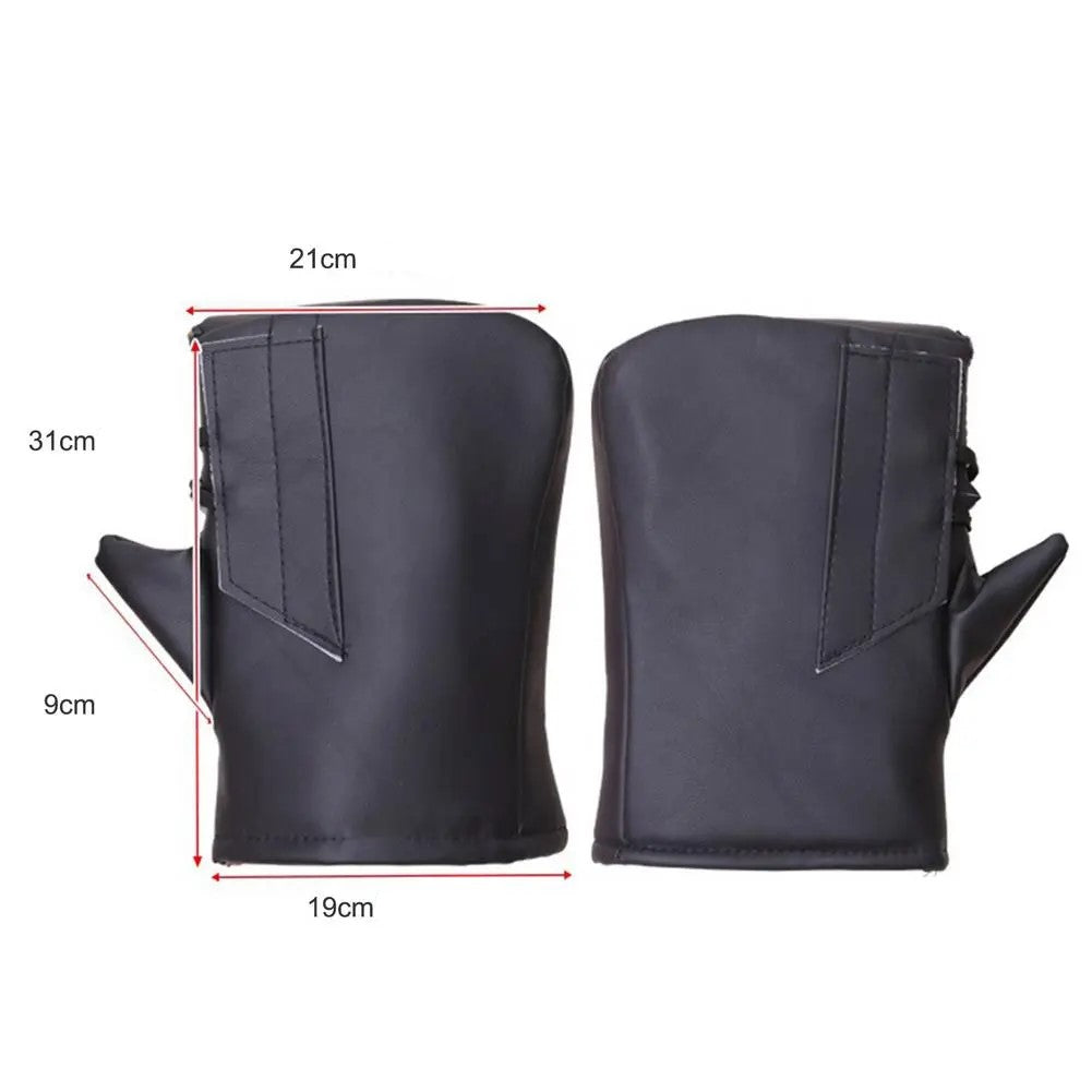 Motorcycle and Scooter Handlebar Mittens Windproof Gloves