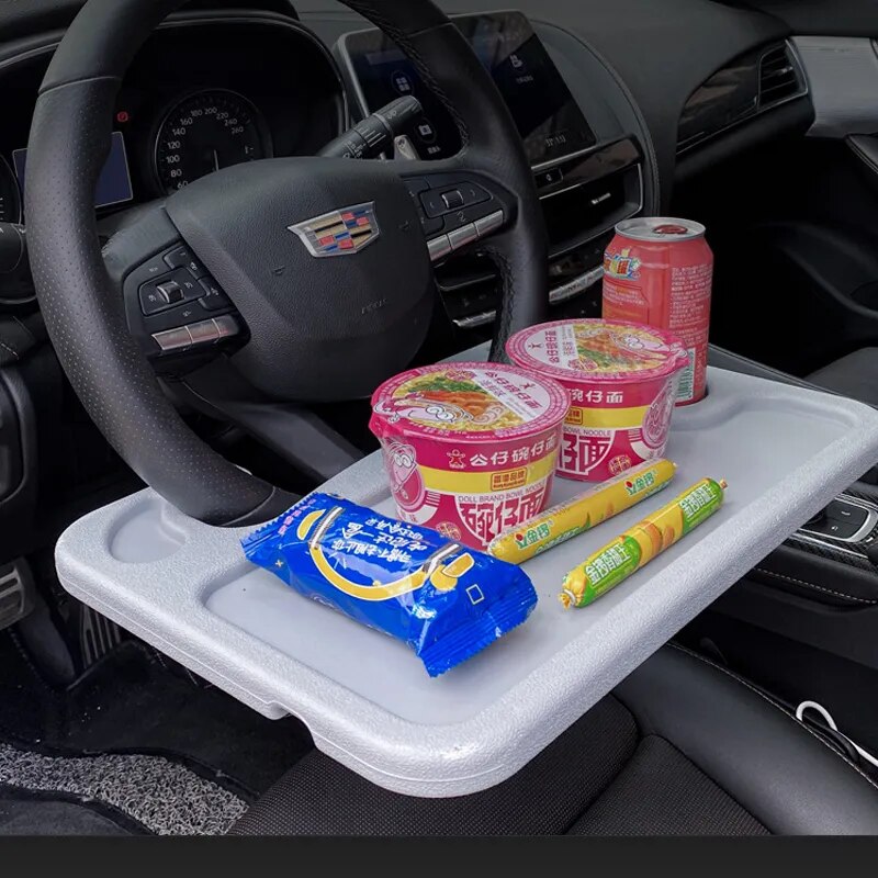 Car Travel Snack Tray Foldable Kids Meal Table for Cars