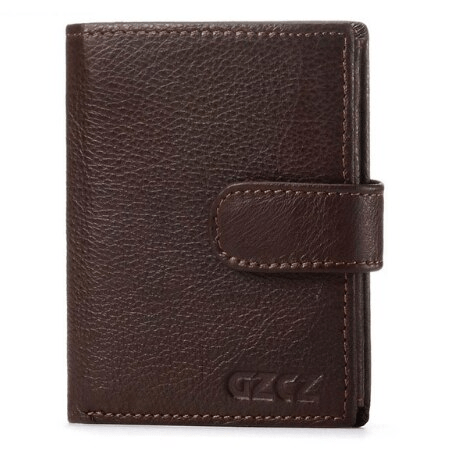 Leather Biker Wallet Mens Motorcycle Riding RFID Blocking Wallet