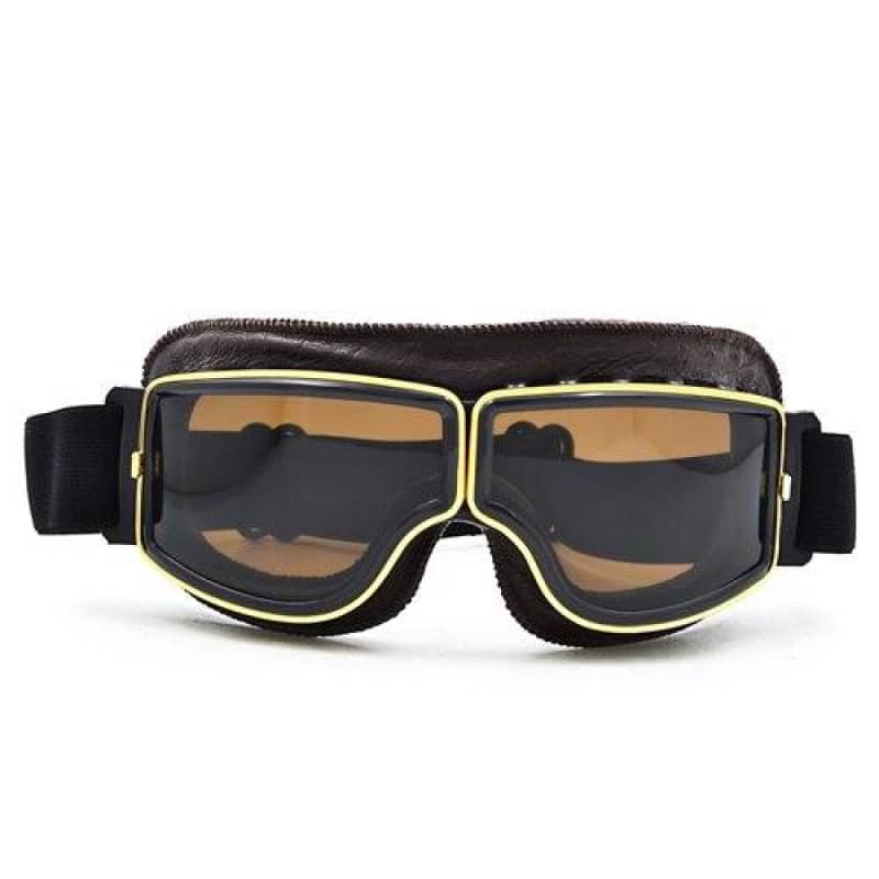 Vintage Motorcycle Goggles Classic Moto Riding Eyewear