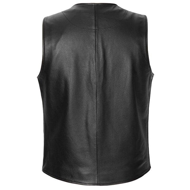 Leather Biker Vest Jodoft