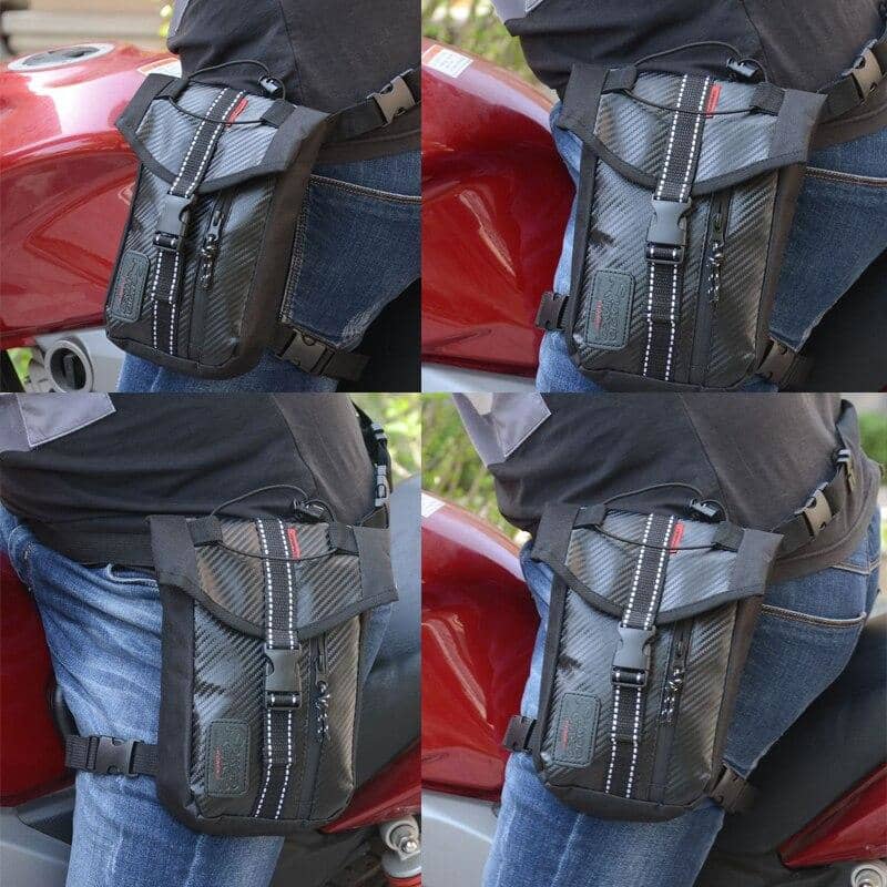 Motorcycle Leg Bag Delbur Tactical Riding Thigh Pouch Waterproof Storage