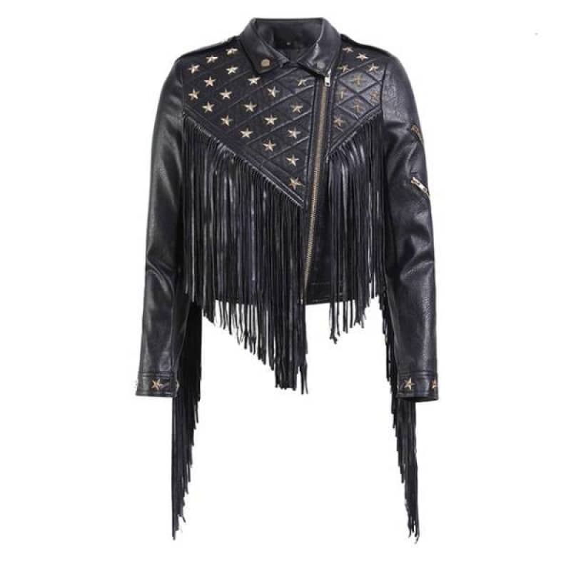 Womens Leather Biker Jacket Motorcycle Jacket for Women