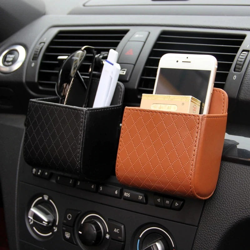 Leatherette Catchall Tray Organizer