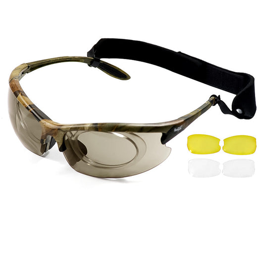 3 Lens Motorcycle Goggles with Interchangeable Lenses
