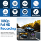 Omni 360 Degree Dash Cam with Full HD Recording and Night Vision