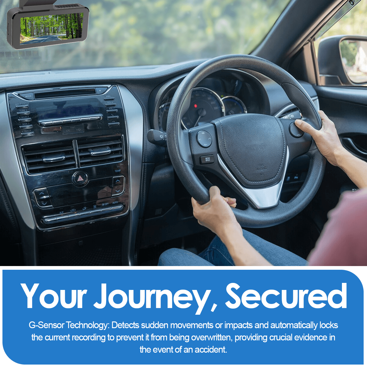 Apex Dash Cam Car Dashboard Camera Full HD Recording Safety Cam