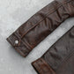 Mens Brown Leather Jacket