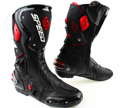 Speed Leather Motorcycle Boots