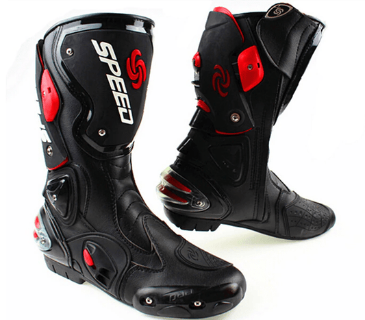 Speed Leather Motorcycle Boots