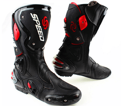 Speed Leather Motorcycle Boots