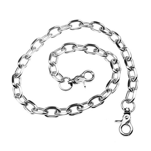 Wide Link Pants Chain Belt for Men and Women Heavy Duty Metal Jean Chain Accessory